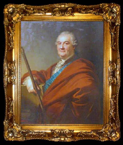 framed  Johann Baptist Seele Portrait of Wladyslaw Gurowski, ta009-2